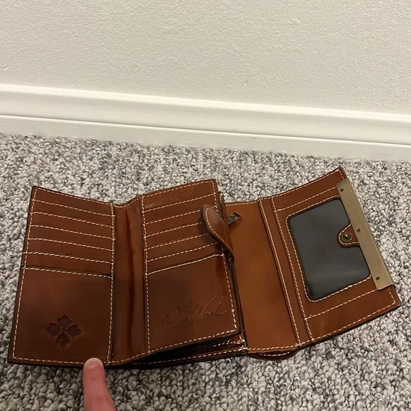 Patricia Nash Leather Trifold Wallet - Picture 3 of 6
